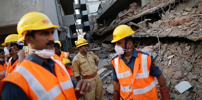  6 killed, 12 injured in building collapse in northern India